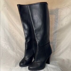 Wide-Calf Knee-High Boots, Size 9, Lane Bryant